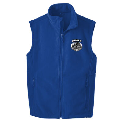 Embroidered Men's Fleece Vest Thumbnail