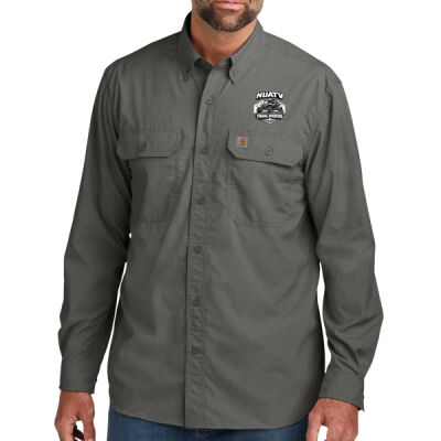 Embroidered Carhartt Force® Solid Long Sleeve Shirt Thumbnail