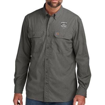 Embroidered Carhartt Force® Solid Long Sleeve Shirt 2 Thumbnail