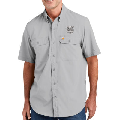 Embroidered Carhartt Force® Solid Short Sleeve Shirt 2 Thumbnail